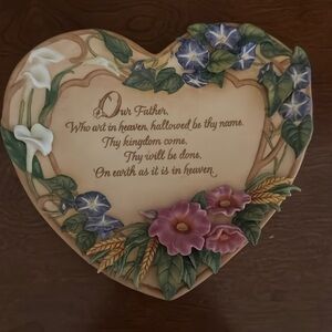 Bradford Exchange Our Father plate 4121